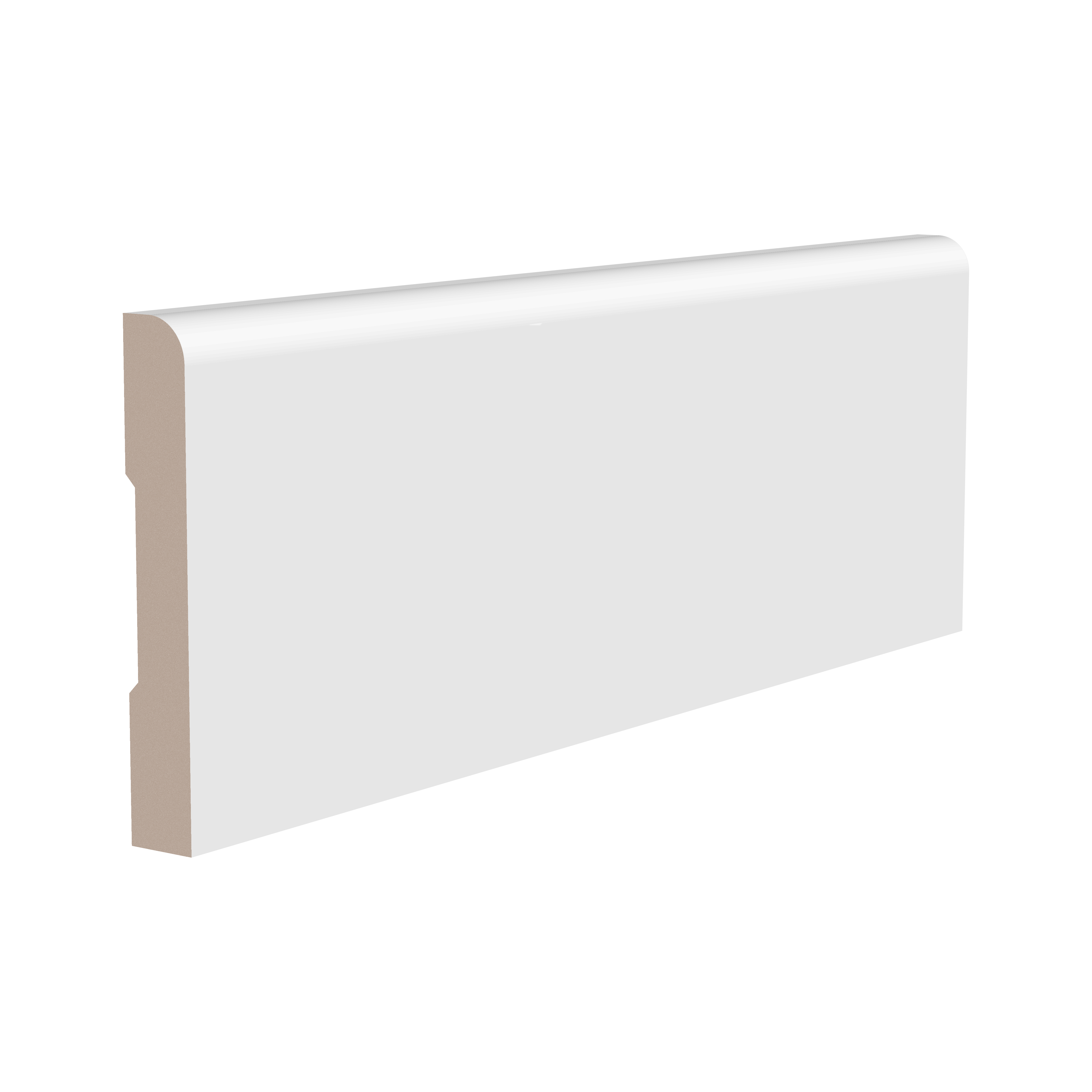 BASE 8012 P Напольный плинтус Ultrawood BASE 8012 P белый арт. (2000 x 80 12 мм.) Ultrawood