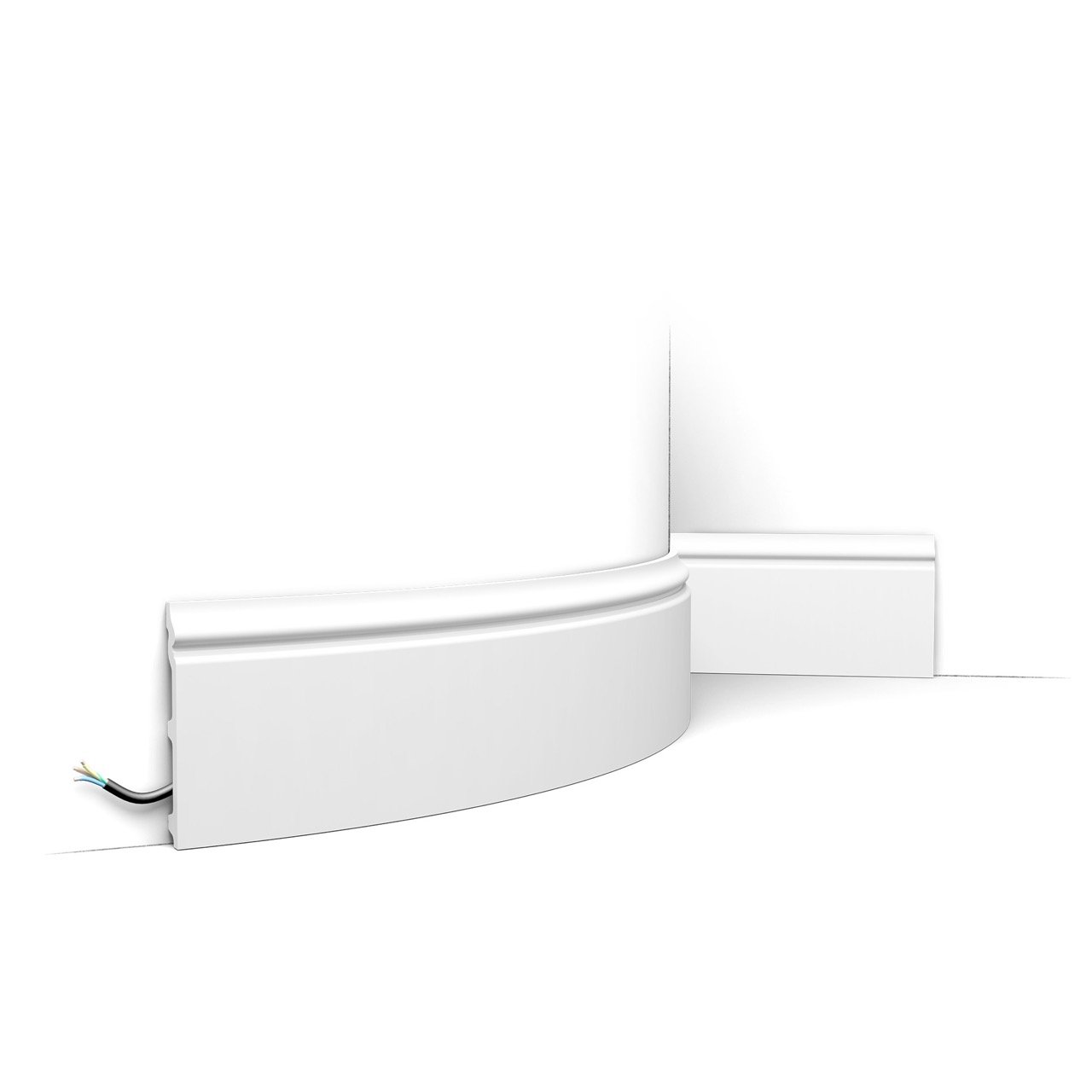 SX118F Гибкий Напольный плинтус Orac Decor SX118F Contour Orac Decor