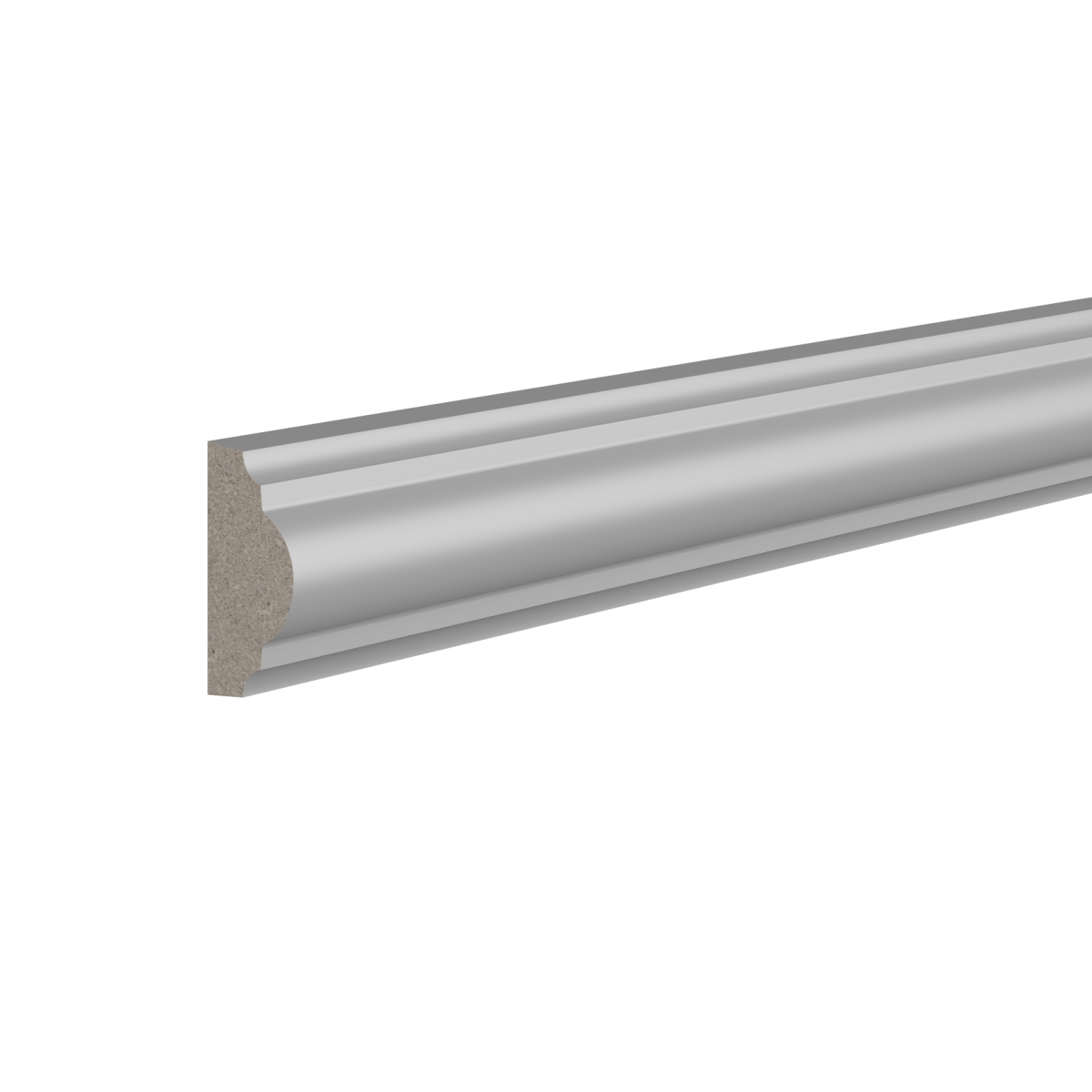 U 0003 P Молдинг Ultrawood U 0003 P белый арт. (2000 х 25 12 мм) Ultrawood