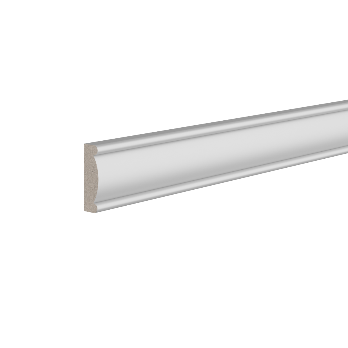 U 0006 P Молдинг Ultrawood U 0006 P белый арт. (2000 х 30 9 мм) Ultrawood