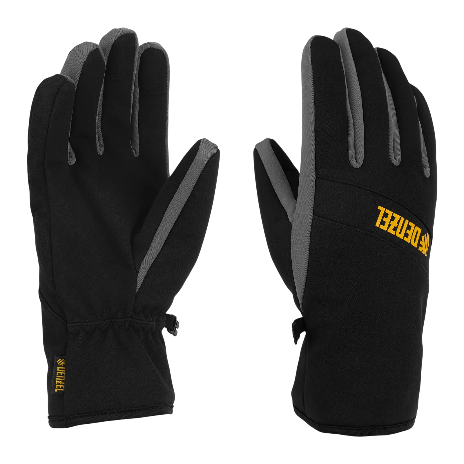 68089 Перчатки универсальные DENZEL, двойные, работа с сенсорным экраном, размер 8 DENZEL