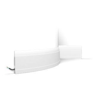 SX104F Гибкий Напольный плинтус Orac Decor SX104F Модерн Orac Decor