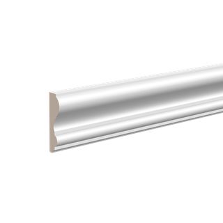 U 0009 P Молдинг Ultrawood U 0009 P белый арт. (2000 х 55 15 мм) Ultrawood